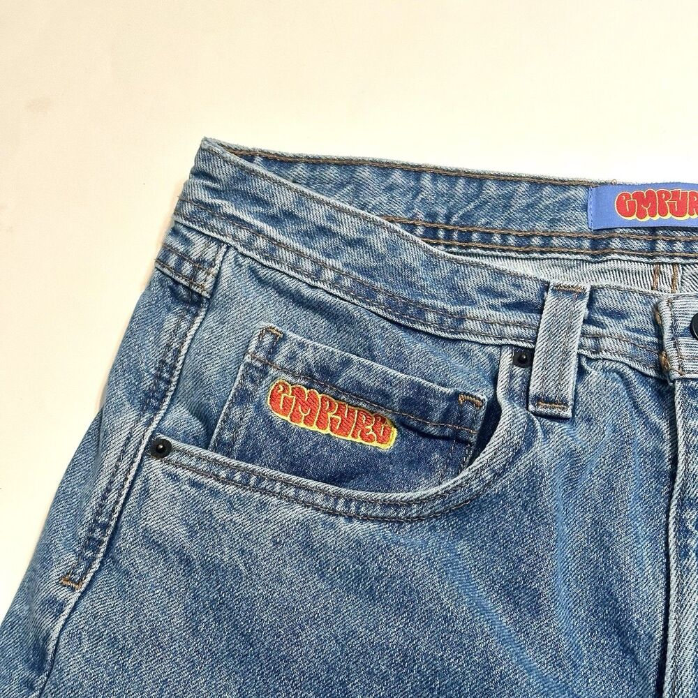 Empyre Jeans Mens Size 32 Relax Blue Denim Pants Relaxed Baggy Loose Y2K - Picture 9 of 15